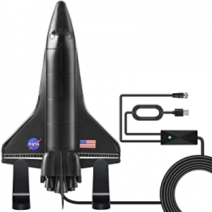 HD TV Antenna up 260+ Miles Range-Indoor Digital Antenna Support 4K 1080P All Older TV & Smart TV fo