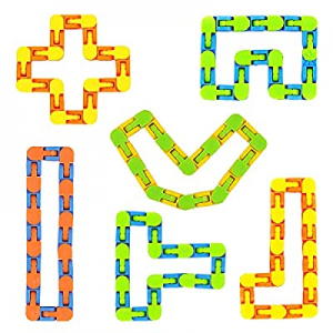 YOUCKNIN Wacky Tracks Fidget Toy Snap and Click Fidget Toy Snake Puzzles now 50.0% off ,Anxiety Re..