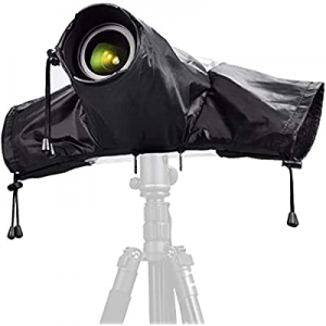 Professional Camera Rain Cover, Rain-Waterproof Camera Protector Cover for Canon Nikon Sony DSLR Mir