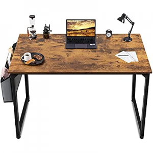 50.0% off SiiiMi Home Office Desk Work Desk with A Storage Bag Home Office Writing Desk Metal Supp..