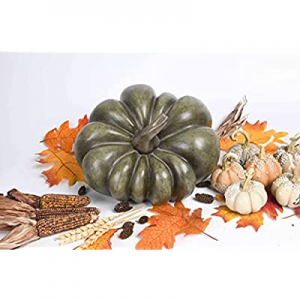 Fall Outdoor Artificial Harvest-Pumpkins Figurines - Thanksgiving Home Decor Indoor Large Pumpkins 1