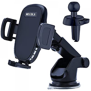 Car Phone Holder, Cell Phone Mount Compatible Windshield Air Vent Dashboard Super Suction Stable Was