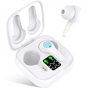 Wireless Earbuds, [Upgraded] Bluetooth V5.2 Headphones in-Ear Stereo IPX5 Waterproof Wireless Headph