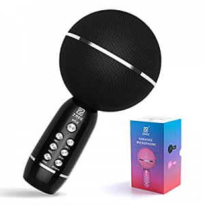 ZREE Bluetooth Karaoke Microphone for Kids and Adults Wireless Portable Handheld Mic Karaoke Machine