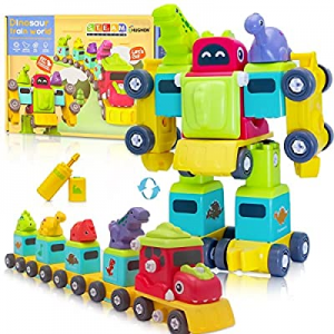 Take Apart Dinosaur Robot Train Set Toys for 3 4 5 6 7 8 Year Old Boys Girls now 30.0% off , 5 in ..