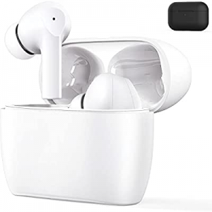 Bluetooth 5.0 Headphone True Wireless Earbud,Noise Reduction in-Ear Airbuds 24H Playtime Touch Contr