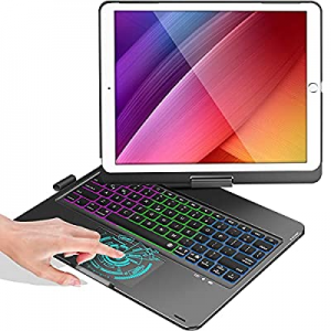 iPad 9th Generation Case with Keyboard and Pencil Holder now 44.0% off , Keyboard with Touchpad fo..