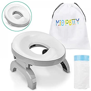 55.0% off BATTOP Portable Potty for Toddler Travel Potty Training Seat Kids 2-in-1 Potty Chair Fol..
