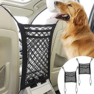 2PCS Car Mesh Organizer 3 Layer now 70.0% off , Netting Bag for Car, Must-Have Universal Elastic M..