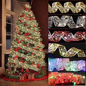 Christmas Tree Light 32ft 100 LEDs now 50.0% off , Christmas Ribbon Fairy Lights, Christmas Tree D..