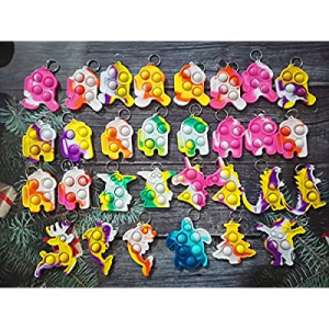 (School Students Gift and Party Favors) 30 Packs Bulk Mini Pop Keychain Backpack Fidget now 49.0% ..