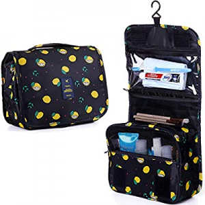 LAKIBOLE Toiletry Bag Multifunction Cosmetic Bag Portable Makeup Pouch Waterproof Travel Hanging Org