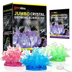 Science Kit - Jumbo Crystal Growing Kit now 20.0% off , Grow Crystals Within 24 Hours, Toys & Gift..