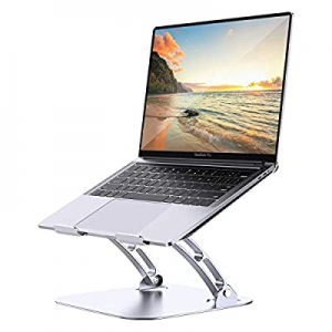 Laptop Stand, OlYone Adjustable Notebook Riser Foldable Portable Ergonomic Height Angle Computer Des