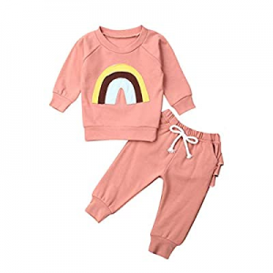 Baby Girl Clothes Long Sleeve T-Shirts Top+Long Pants 2Pcs Fall Winter Spring Clothes Outfits Set ..