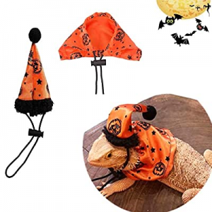 Thanksgiving Bearded Dragon Costume now 76.0% off , Bearded Dragon Cloth Pumpkin Cloak + Hat with ..