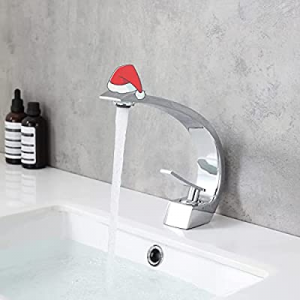 One Day Only！WINDALY Bathroom Faucet now 55.0% off , Modern Unique Single Handle Bathroom Sink Fau..
