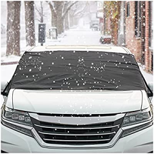 One Day Only！HelloAuto Car Windscreen Windshield Snow Cover for Snow Ice Cover Protector Waterproo..