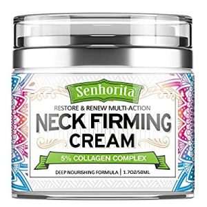 Neck Firming Cream,Anti Aging Wrinkle Firming Moisturizer for Double Chin Reducer & Décolleté Neck,