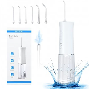 Water Flosser Cordless now 52.0% off , SHANDII Portable Oral Irrigator for Teeth with 6 Jets, USB ..