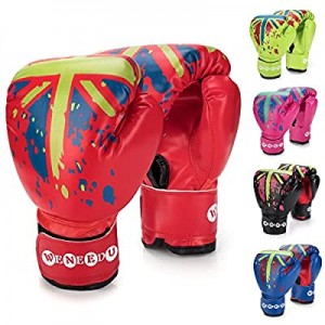 WeNeedU Kids Boxing Gloves for Boys and Girls now 50.0% off ,Boxing Gloves for Kids Age 3-15 Years..