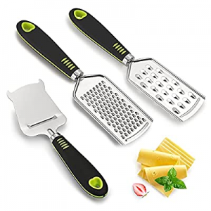 Cheese Slicer Grater Set now 50.0% off , SUTINE Hand Held Cheese Grater，Heavy Duty Stainless Steel..