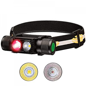 One Day Only！77outdoor D25LR LED Rechargeable Headlamp now 15.0% off , Powerful Lightweight Head F..