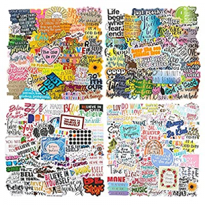 One Day Only！Quote Stickers now 50.0% off , Inspirational Stickers 200pcs Motivational Waterproof ..
