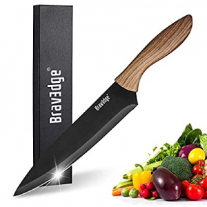 Bravedge Kitchen Knife now 50.0% off , 8'' chef Knife with Sheath, High Carbon Stainless Steel Ult..