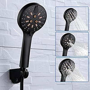 Head Shower Handheld Shower Head Set - 6-Spray Functions Shower Head High Flow Hand Held Showerhea..