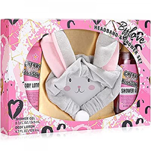 Bath and Body Gift Set, Birthday Gifts for Girls - BFFLOVE Spa Gift Set with Cherry Blossom Scent, G
