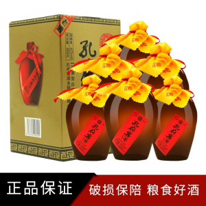 立减CNY￥179,孔酒粮食白酒 42度 整箱白酒礼盒 浓香型白酒整箱高粱酒孔府宴酒 整箱500ml*6