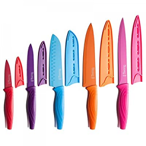 MICHELANGELO Kitchen Knife Set 10 Piece now 50.0% off , High Carbon Stainless Steel Kitchen Knives..