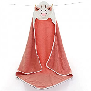 Giapow Premium Baby Hooded Towel now 40.0% off ,Ultra Absorbent Soft Baby Unisex Towels,Cute Anima..