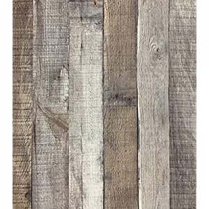 53.0% off Distressed Wood Wallpaper Rustic Wood Wallpaper Peel and Stick Wallpaper 17.7”x 196” Woo..
