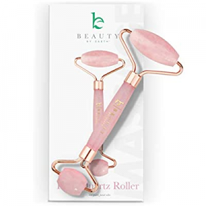Rose Quartz Face Roller Skin Care Tools - Face Massager Roller, Facial Roller & Eye Roller for Puffy