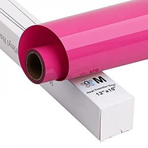HTV Iron on Vinyl Heat Transfer Vinyl Easy to Cut and Easy to Weed now 50.0% off , 12”x10’ roll, W..