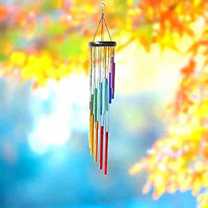 Wind Chimes for Outside now 60.0% off ,Outdoor 28.7" Deep Tone Metal Wind Chimes 14 Aluminum Color..