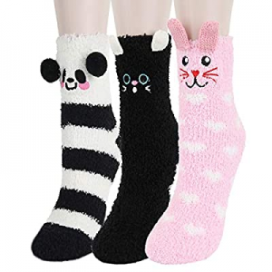 50.0% off Benefeet Sox Women Girl Cute Animal Fuzzy Socks Winter Warm Soft Slipper Sock Fluffy Sle..
