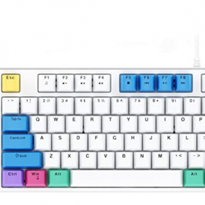 Amazon - Havit 89鍵 機械鍵盤 PBT鍵帽 ，現價$46.99