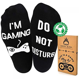 20.0% off ITACH Do Not Disturb Im Gaming Socks + Gift Box - Gamer for Men and Teen Boys Boyfriend ..