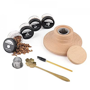 Cocktail Smoker Kit now 50.0% off , Old Fashioned Chimney Smoking Infuser Cocktails Kit with Wood ..