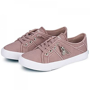 45.0% off JENN ARDOR Womens Canvas Shoes Fashion Slip on Sneakers Low Top Tennis Shoes Lace up Can..