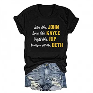 30.0% off Womens in A World Full of Karens Be A Beth Shirts Beth Dutton Tv Show Short Sleeve Vinta..