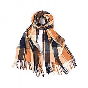 Women's Oversized Winter Plaid Scarf for Women Fashion Long Thick Warm Scarves Wrap Shawl Blanket ..
