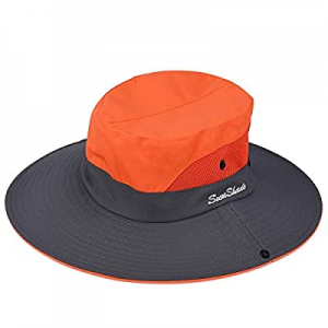 Sowift Women Sun Hat Wide Brim Lightweight Mesh Summer Cap Outdoor Fishing Hats UV Protection now ..