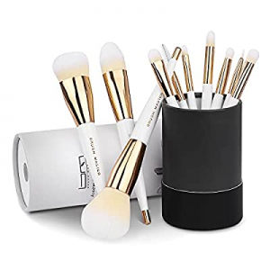Brush Master Makeup Brushes Set 10Pcs Professional Kabuki Foundation Eyeshadow Blush Blending Lip Fu