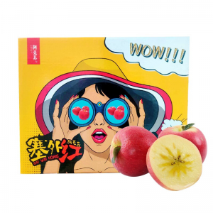 立减CNY￥30,塞外红 特级阿克苏冰糖心苹果礼盒 果径80-85mm 净重6kg 约18-28粒 生鲜水果 年货礼盒