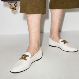 Tod's Kate gold-chain 乐福鞋