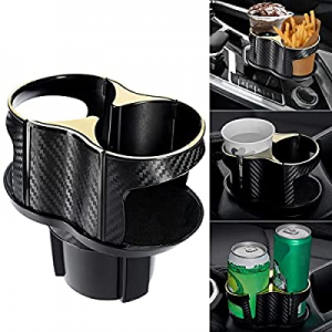 80.0% off zeBrush Cup Holder Expander for Car - Divided into Two Car Cup Holder -Adjustable Car Cu..